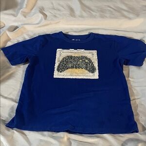 Place Royal Blue Short-Sleeve Sequin Graphic Tee
